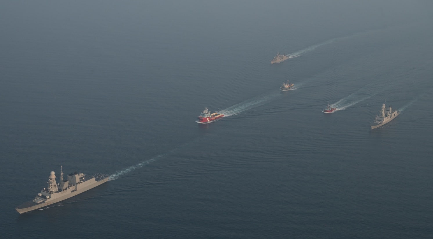 MV Sounion'un kurtarma operasyonu.