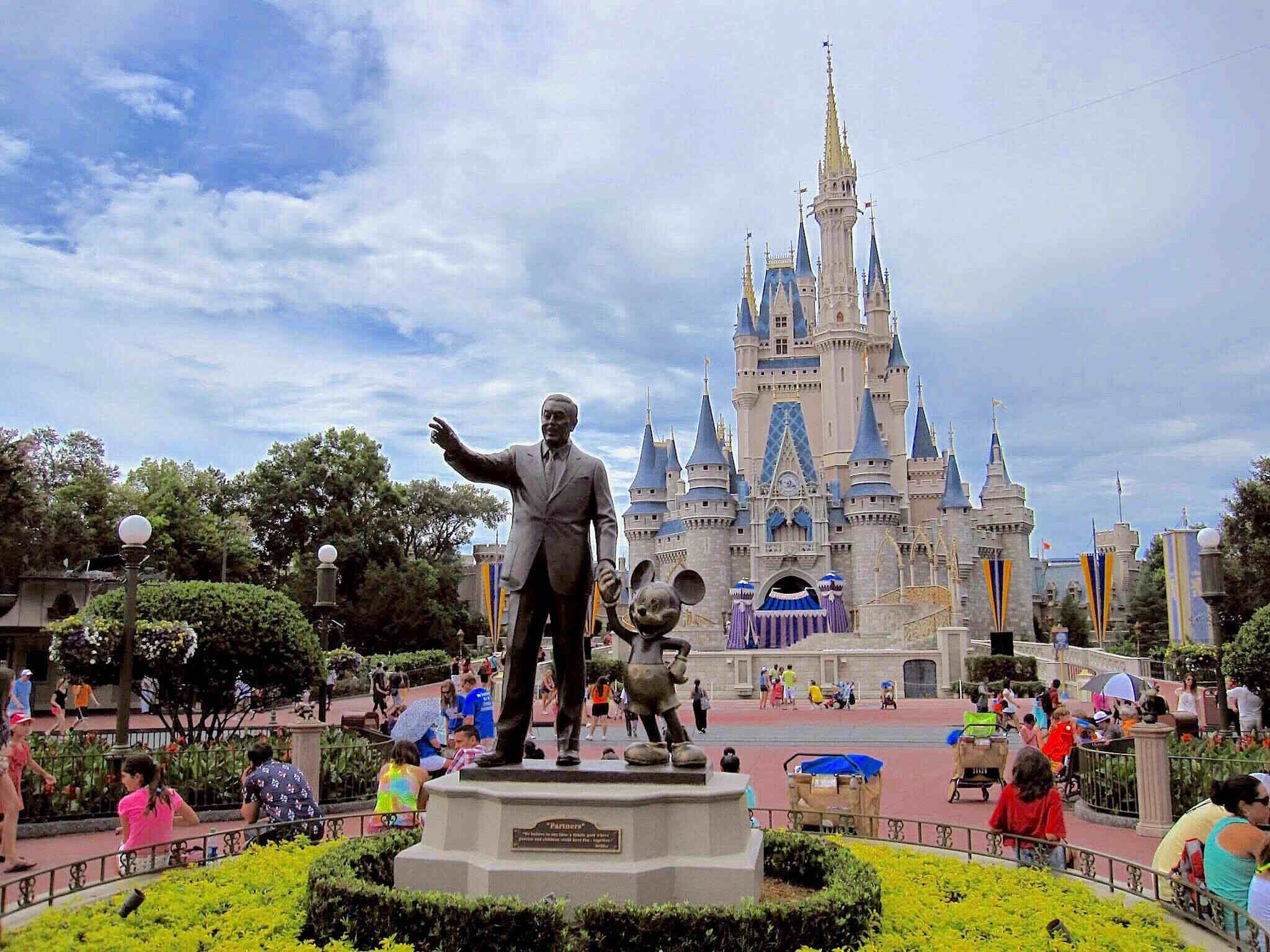 Disney World'de çekilen görüntü