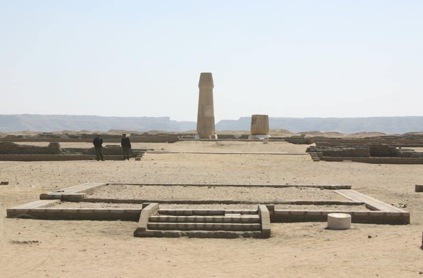 Amarna, Mısır'daki Aten tapınağının kalıntıları