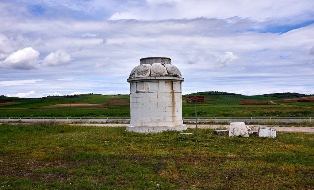 Theban anıtı antik Yunanistan