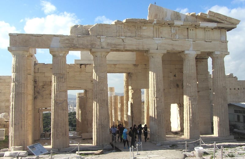 Propylaea, Atina Akropolü'nün giriş kapısı, Yunanistan