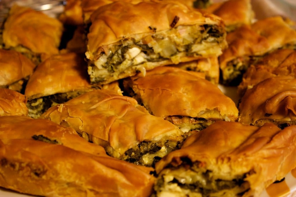 Yunan ıspanaklı turta, Spanakopita